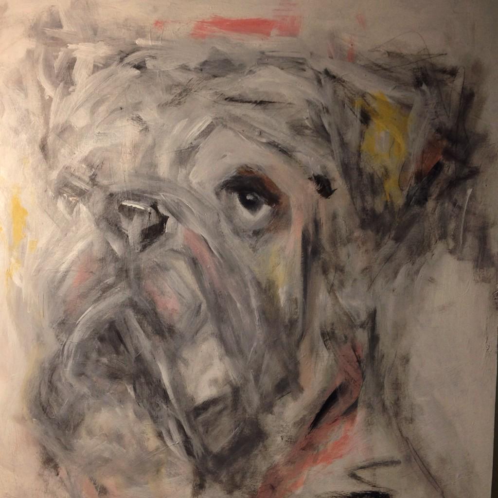 Almost finished. First painting of 2015