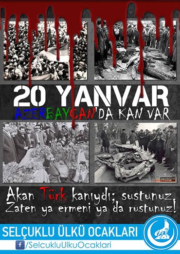 20 Yanvar (20 Ocak 1990) Bakü Katliamının 25. yılında Şehitlerimizi rahmet ve minnetle anıyoruz.