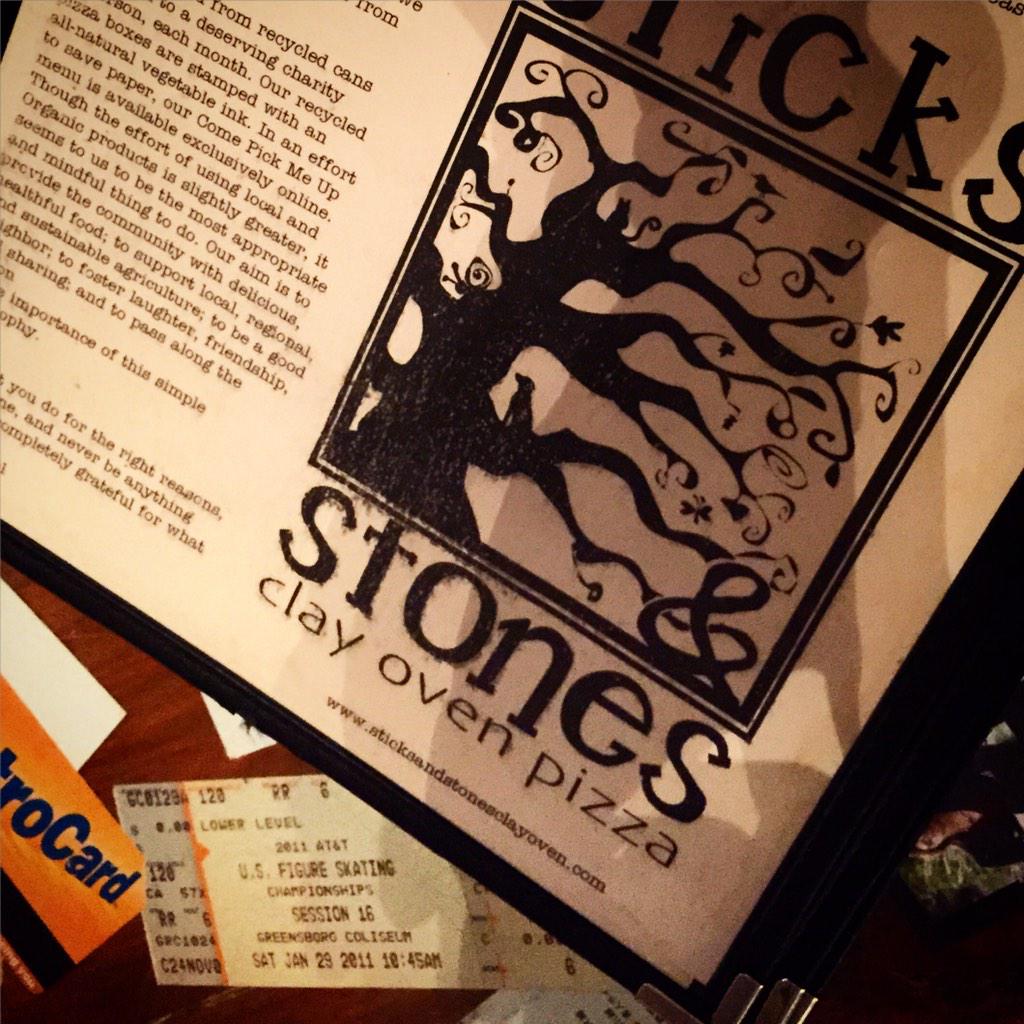 USFigureSkating's tweet photo. This Twitter handle is out to dinner and look what it found in the table art! #NC2015 #NC2011 http://t.co/MKYRNEtcSP