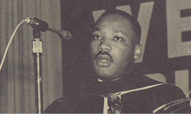 BCUAthletics's tweet photo. #didyouknow that Dr. Martin Luther King spoke in Moore Gym at the 1958 Bethune-Cookman commencement? http://t.co/d7SjrpJnVK