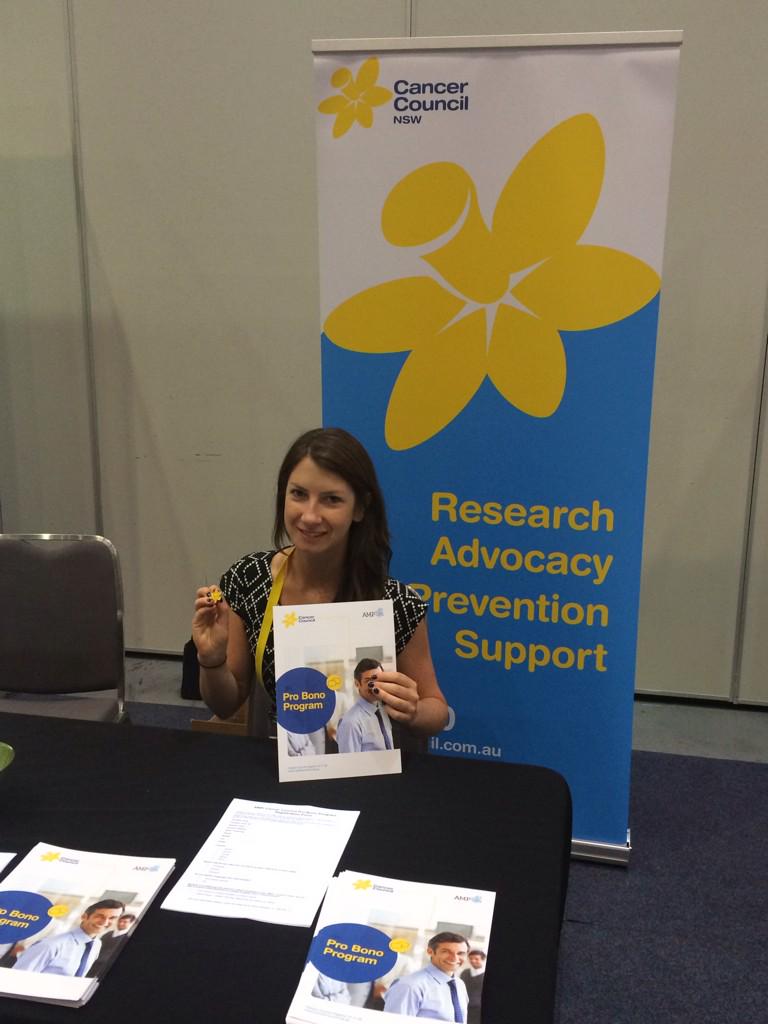 sarahjpenman's tweet image. Any advisers at #AdviceSummit2015 keen to learn more about @AMP_AU @CancerCouncil #ProBonoProgram pls come and say hi