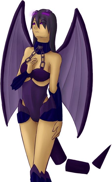 LewdMinecraft's tweet image. Ended dragon) hmm....where are my little endergirls~?