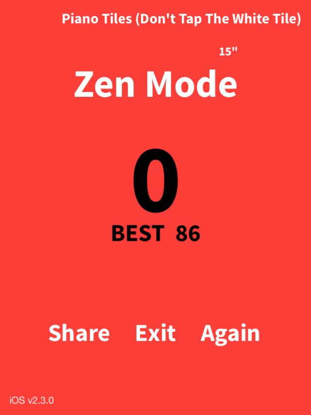 HRolinha's tweet photo. 15" Zen Mode, 0 pts! Who can beat me in @PianoTiles -> http://t.co/rssQIt7qzb http://t.co/coeG8hvR5B