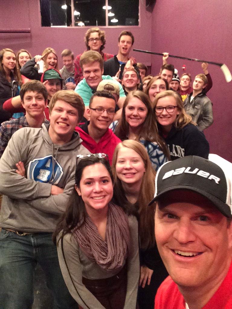JakeVanada's tweet photo. @FCAHopkins great time sharing God's truth with Hopkins athletes tonight. http://t.co/vyu8R65Qky