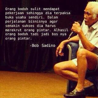 Bambang Mustari Sadino (Bob Sadino),1933-2015. 
#RIPBobSadino O:)
Sabbe Sankhara Anicca