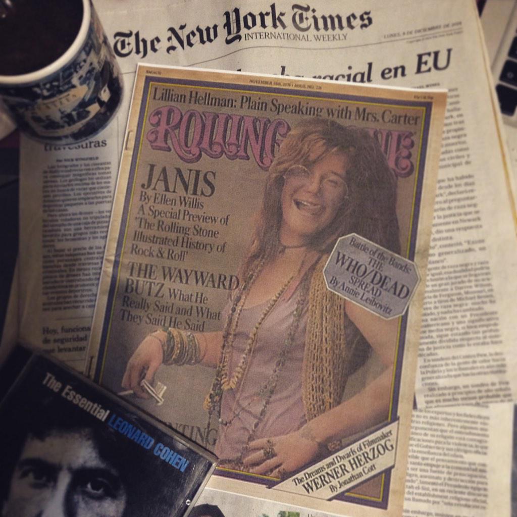 Happy birthday, Janis Joplin!  you said, \"well never mind, we are ugly but we have the music\" 