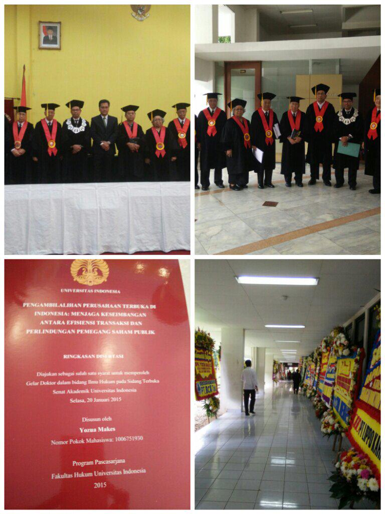 Memimpin Promosi Dr Yozua Makes di FHUI