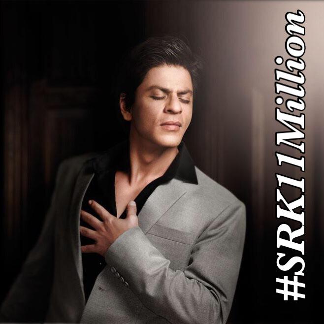 SRKUniverse's tweet photo. Join us in trending #SRK11Million today from 3 PM IST http://t.co/Rbz8FJKg6m