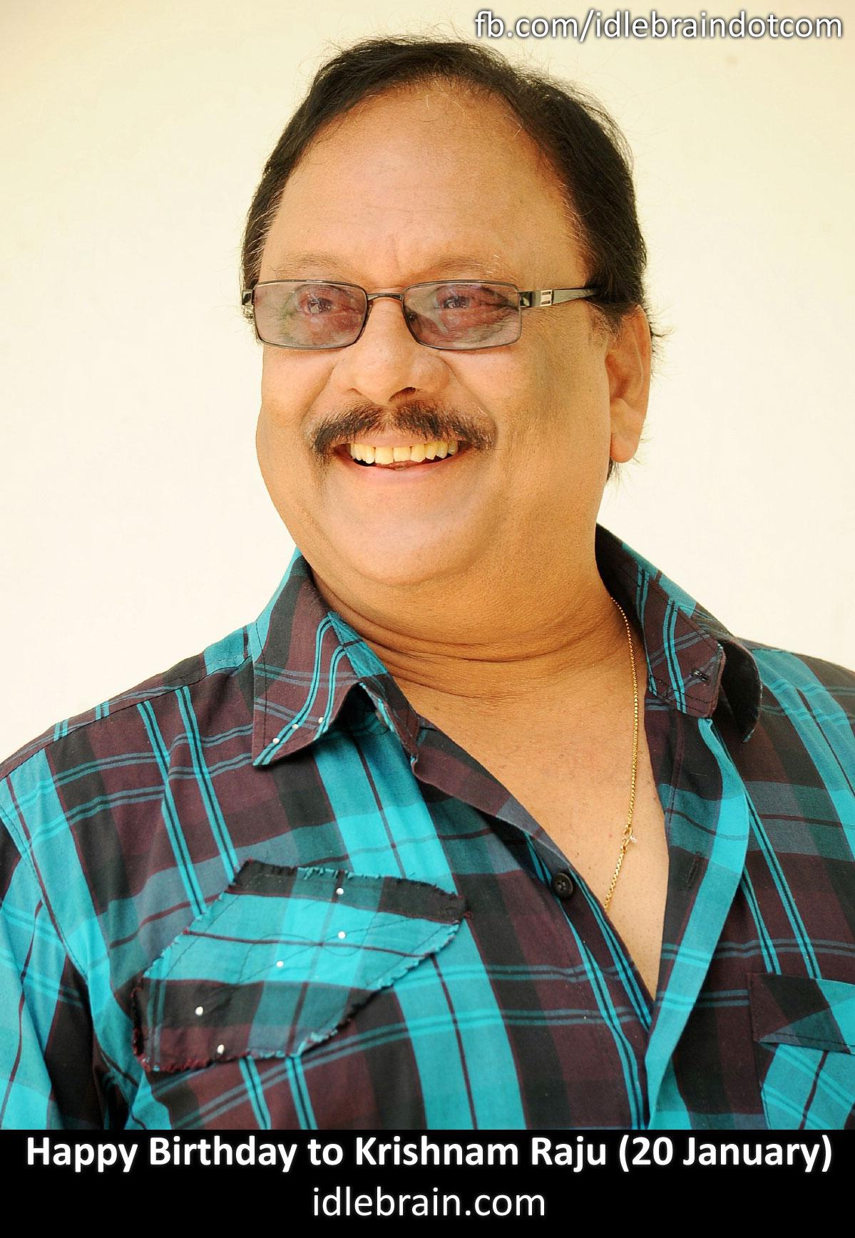 Happy Birthday to Krishnam Raju (20 January) 