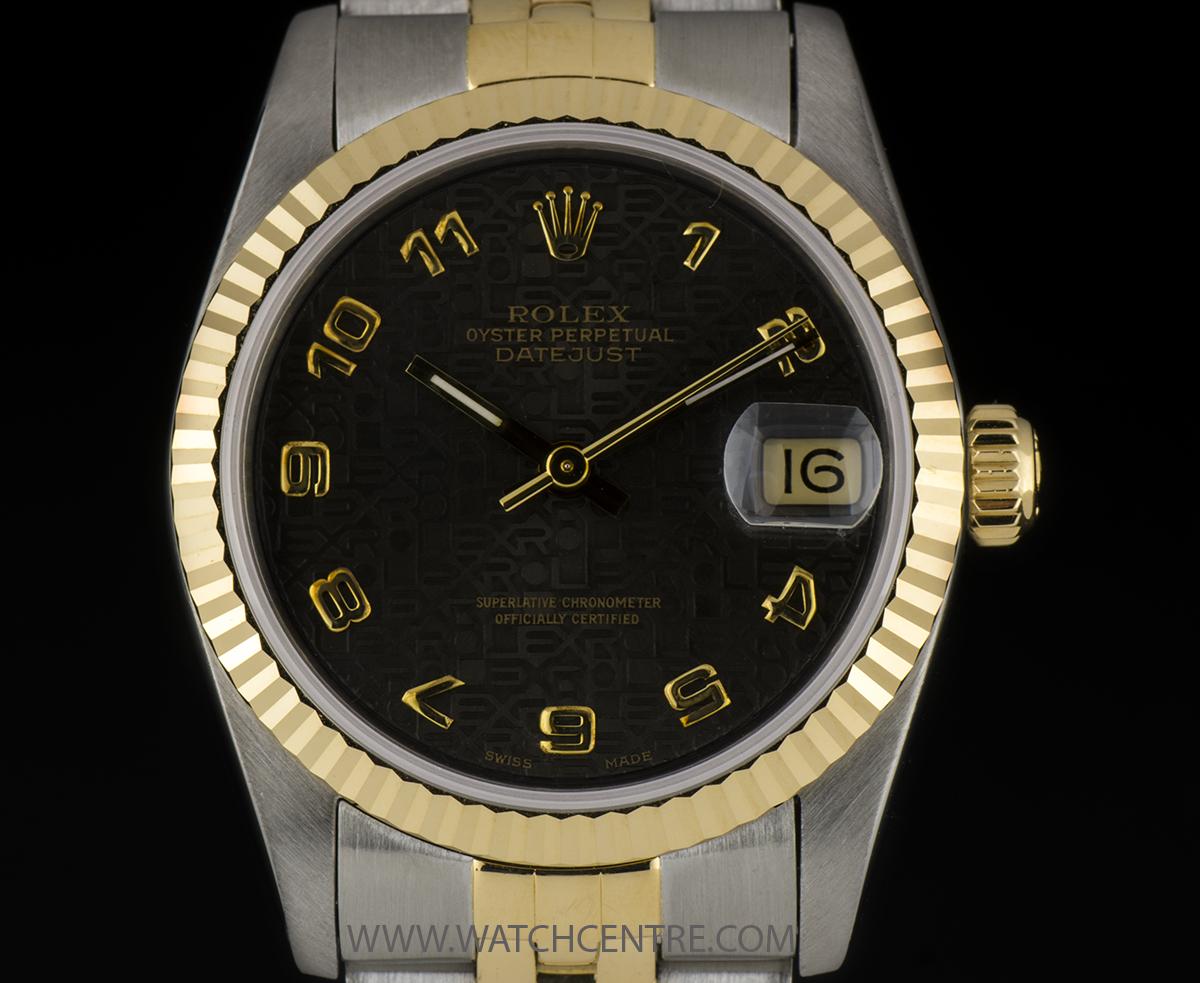 #Rolex #StainlessSteel #18kYellowGold #JubileeDial #Datejust #MidSize #Wristwatch #Luxury #Timepiece #WatchCentre
