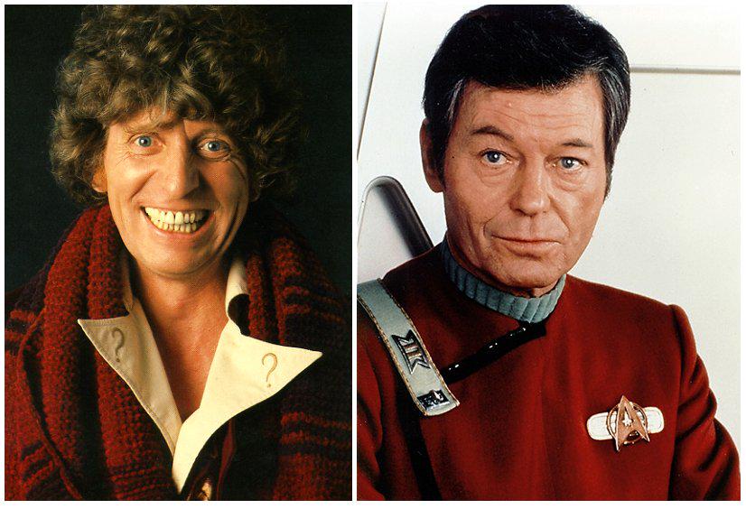 Two of my favorite fictional Doctors share a birthday today. Happy Birthday to Tom Baker and DeForest Kelly. 