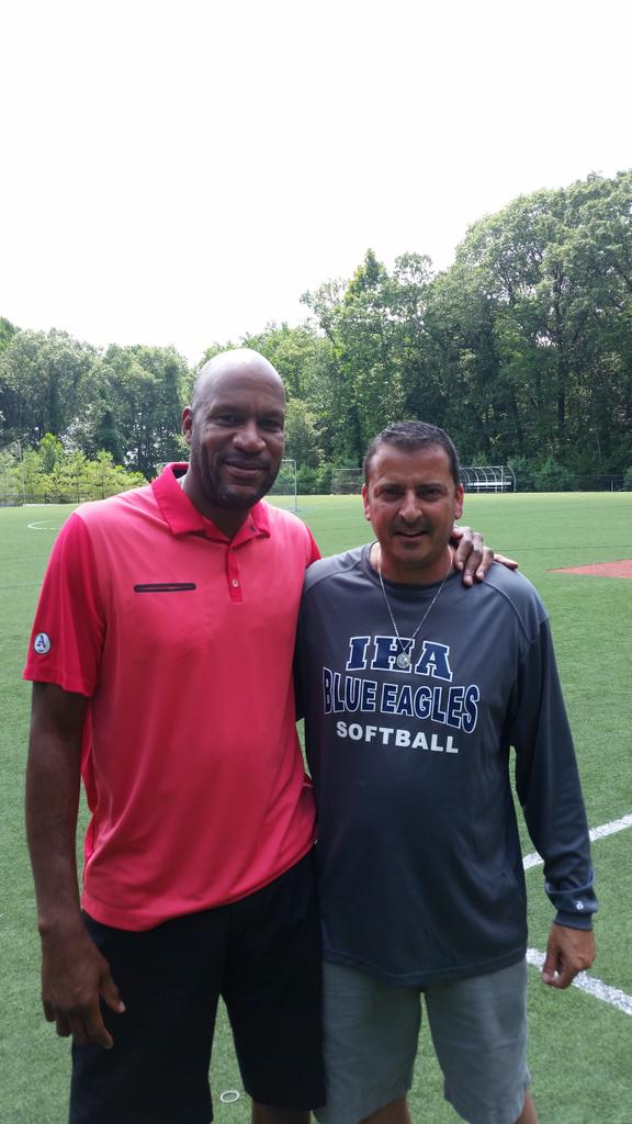 Happy birthday to 5 x NBA champion Ron Harper . A special guest at camp last year. 
