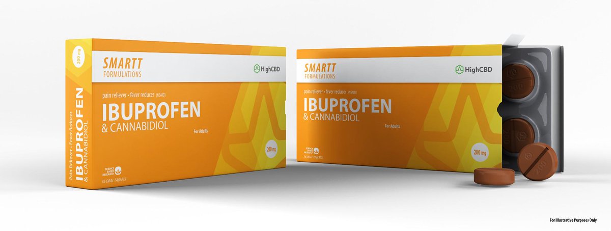 SteviaCorp's tweet image. We are pleased to announce a second provisional #patent for the treatment of pain using #Ibuprofen and #Cannabidiol.