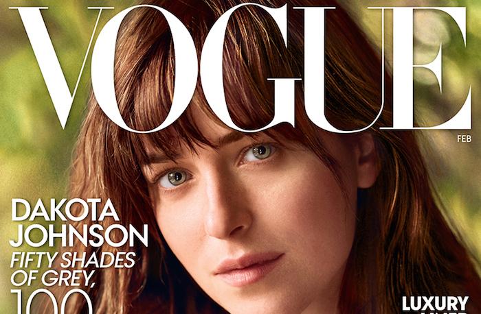 voguemagazine's tweet photo. #FiftyShades’ Dakota Johnson is our February cover girl! http://t.co/BPugMqfrFa @mariotestino http://t.co/16WWZUHra0