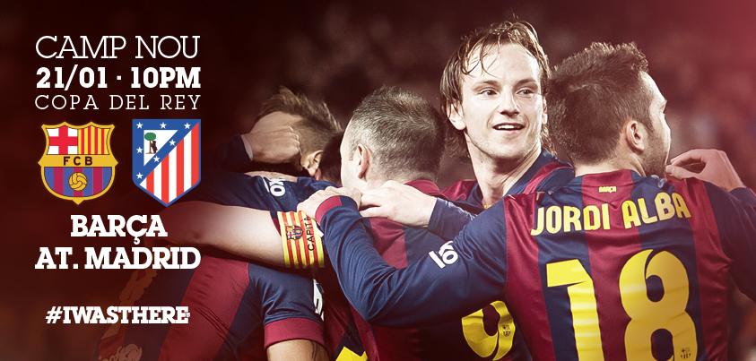 FCBarcelona_es's tweet image. Barça y @Atleti se ven las caras en Copa en un partidazo ¿Te lo perderás?Entradas ow.ly/HwKAT #yoestuveahí