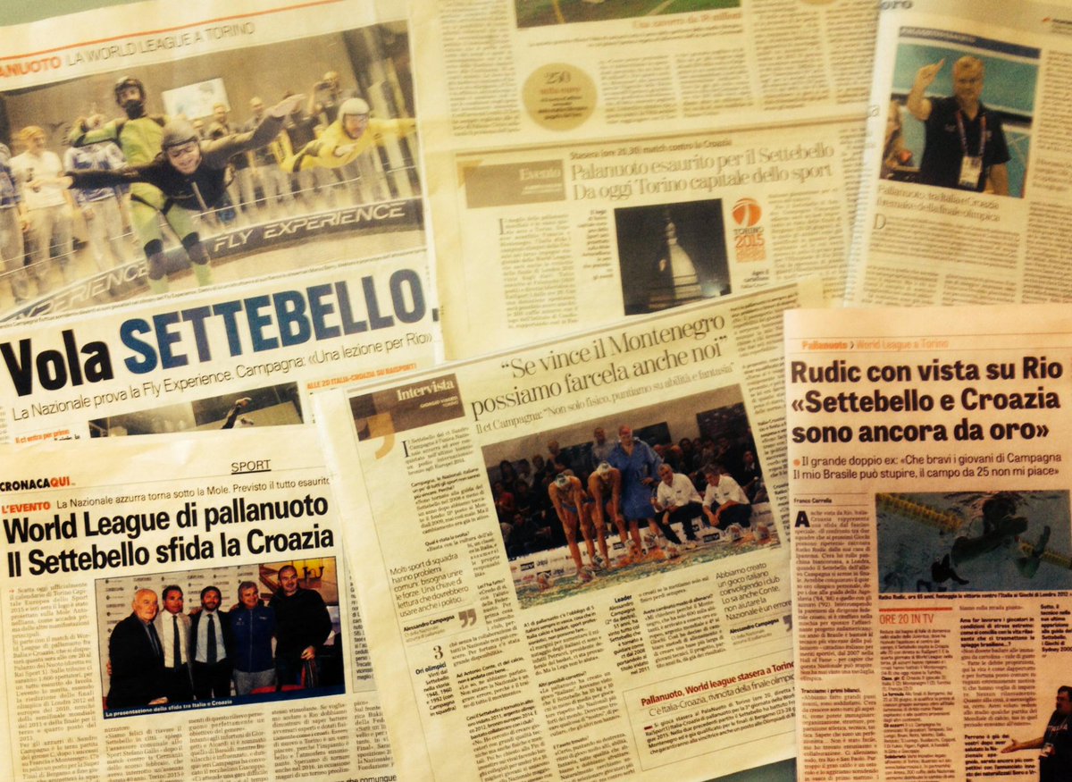 Oggi non si parla d'altro! Alle 20 #ITAvsCRO #Pallanuoto a #Torino su <a href="/RaiSportweb/">RaisportWeb Redazione</a> <a href="/7belloOfficial/">7bello</a> <a href="/MAKERS_Eventi/">MAKERS Eventi</a>