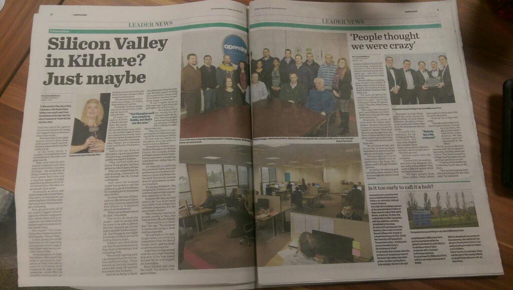 OpenSkyData's tweet image. Kildare could be Ireland&apos;s next big tech hub spot? Pick up today&apos;s @leinsleadernews #teamopensky #techinireland