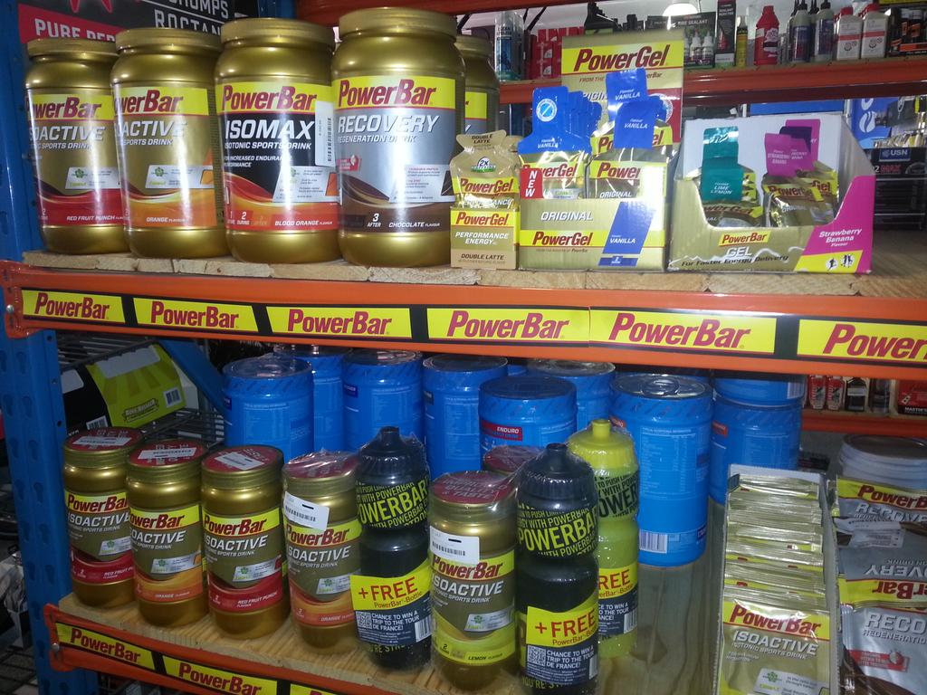 PowerBarSA's tweet image. Our well stocked shelves @CycleLabWL