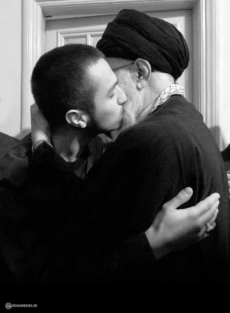 HS_Soleimani's tweet image. @khamenei_ir releases photos of Jihad #Mughniyeh met w/ #Iran SL Ayatollah Khamenei titled &quot;Son of Imam&quot;...