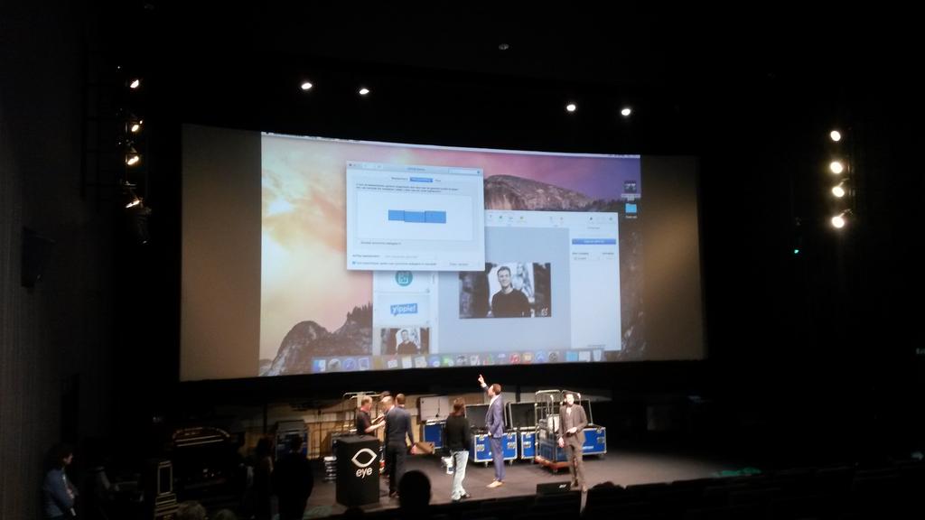sbcCommerce's tweet photo. @patrickdezeeuw @getyippie @quiverit @TomKabinet @magneticio #relevancydata @saddlit @jooppcom rehearsing #sbcDemoDay http://t.co/ndOJfzel8f