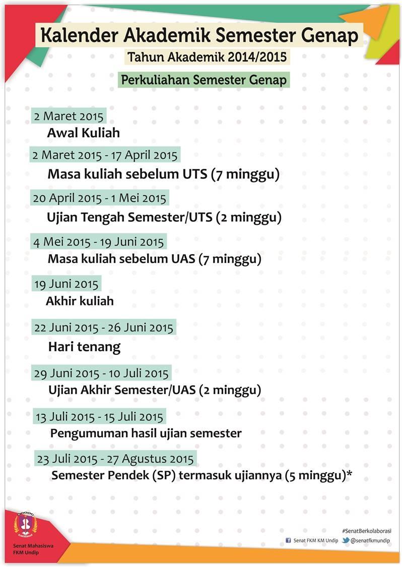 senatfkmundip's tweet photo. Jadwal administrasi dan perkuliahan semester genap. Unduh di http://t.co/JdwpaOuGAW #SenatBerkolaborasi @FKMUNDIP2013 http://t.co/1h0jGMh22D
