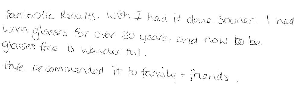 Ultralase's tweet photo. A lovely testimonial from Claire! Treated in our Cardiff Clinic! @UltralaseCardif #Ultralase #lasereyesurgery http://t.co/OeVO8Qwlrd