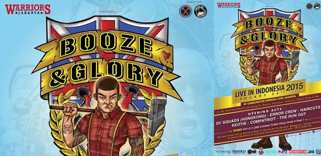 Warriors Jakarta Mempersembahkan “Booze &amp; Glory Live In Indonesia 2015″ bit.ly/1DXJqGB | <a href="/warriors_jkt/">Warriors Jakarta</a>