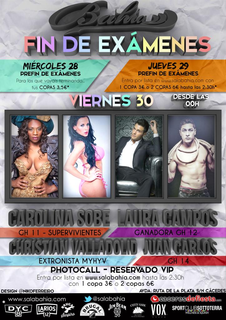 salabahia's tweet photo. 💎GANA UN FIN DE EXÁMENES VIP💎
Sólo un RT y entre todos nuestros seguidores saldrá un ganador de un reservado para 4. http://t.co/vZt4ef1oCN