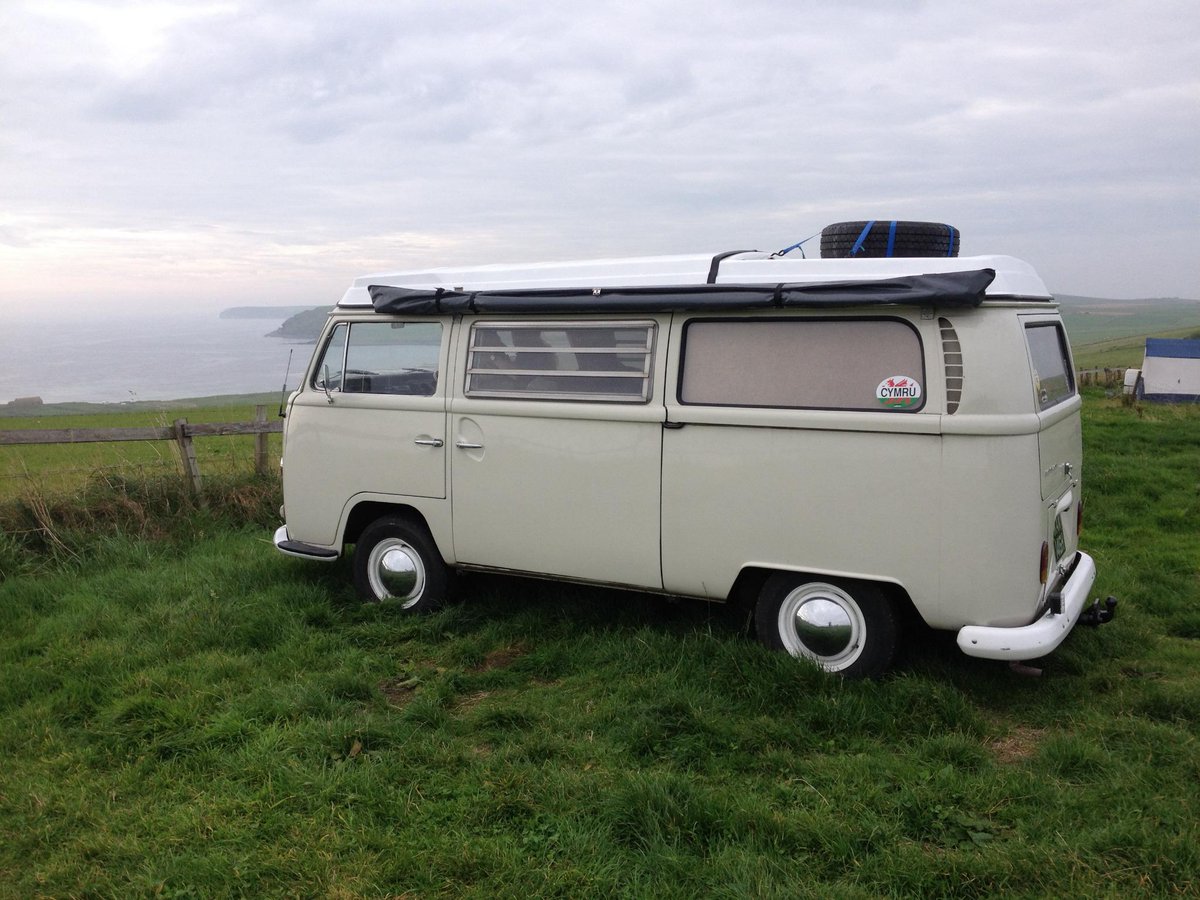 Nelson the #VW <a href="/CamperSpotting/">VW Camper Spotting</a> <a href="/VWCamper_net/">vwcamper_net</a> looking out to the view from Mainland #orkney #Scotland - fab holiday