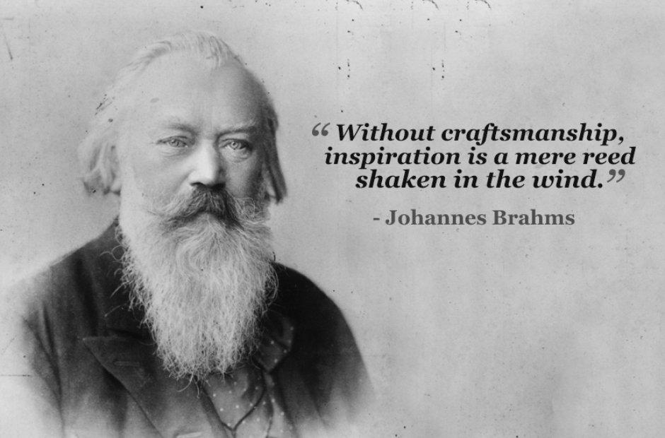 Another inspiring quote for you and I've Brahms' Symphony No.1 #nowplaying Glorious music.
<a href="/johnsuchet1/">John Suchet</a>
