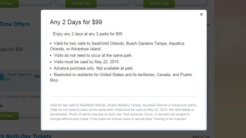 BeaMachado's tweet photo. @SeaWorld Good morning! This offer says restricted to US res, do u have something similar for international visitors http://t.co/JPZt2XYrwa