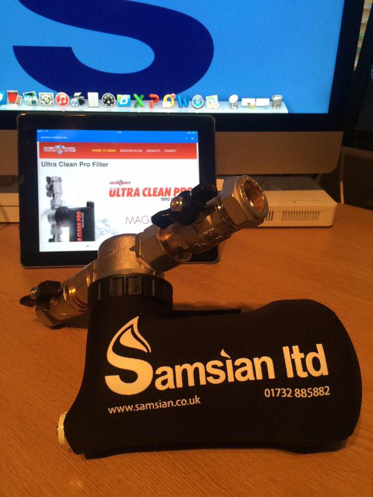 Guardiantrade's tweet photo. Promote your business on every UCP Magnetic Filter with our new Onesies. Well done Dan & Team Samsian. #heatinghealth http://t.co/sMOhPecKQX