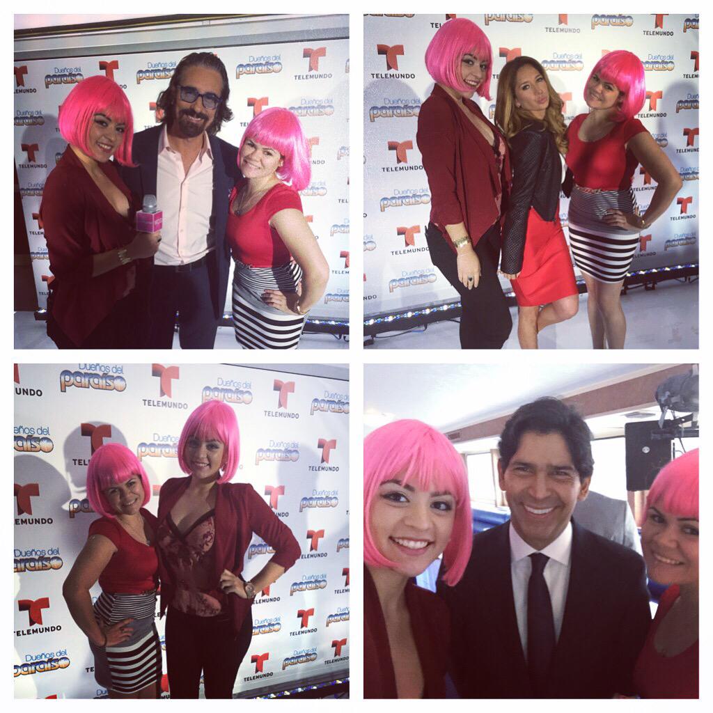 valerieperret_'s tweet photo. #MiamiPinkGirls got the chance to meet the cast of #DueñosDelParaiso! What a fabulous event! @TeamDDParaiso @TLMDPR http://t.co/ThORiwVpUW