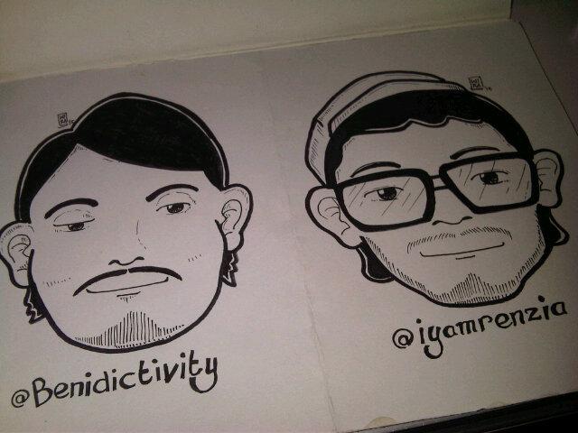 Wahhhhhh cakep!!!!!!! :* "<a href="/wiranagara/">Wira Nagara</a>: Dua orang ini: <a href="/Benidictivity/">Benidictus Siregar</a> dan @iyamrenzia, sebentar lagi masuk editing~ "