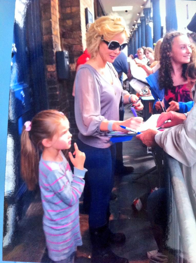  We met Your adorable little Munchkin when You were in Shrek! Happy 9th Birthday Beautiful little girl! 
