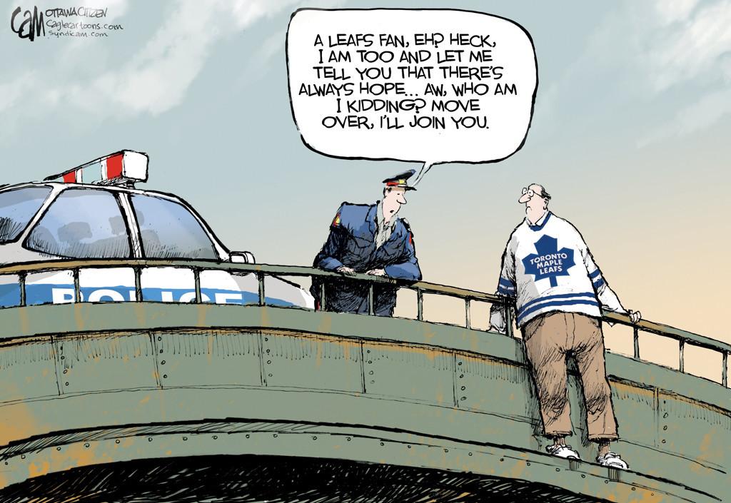 LeafsGrl's tweet photo. #LeafsFanProblems when you realize that even after all these years of mediocrity you're still a fan. #Leafs http://t.co/bYAdqAjoiM