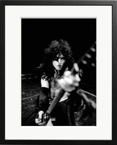 Happy Birthday Paul Stanley - photographed here in full Kiss make-up in 1975 by Fin Costello.  