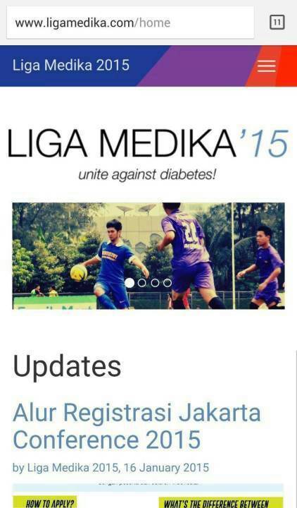 ligamedika's tweet photo. LIGA MEDIKA 2015: Unite Against Diabetes, Now Officially Launch! http://t.co/YseXk3Mmy3 Register your Team NOW!!! http://t.co/0KqTR7SA8O