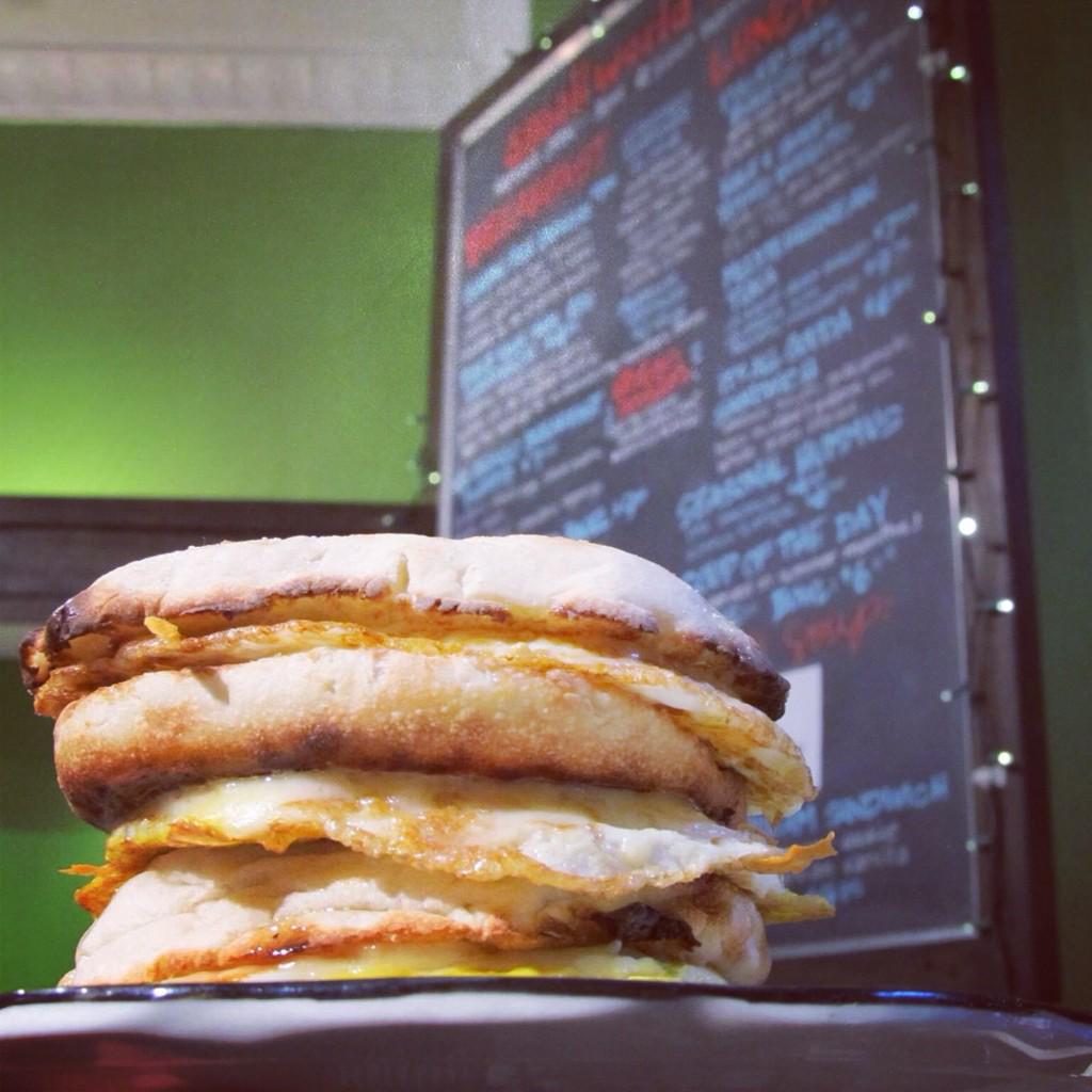 swcoffee's tweet photo. The majestic #WildDriver - 3 eggs, extra cheese - in it's native habitat. What would you pile on your sandwich? http://t.co/TQwbxKaLat