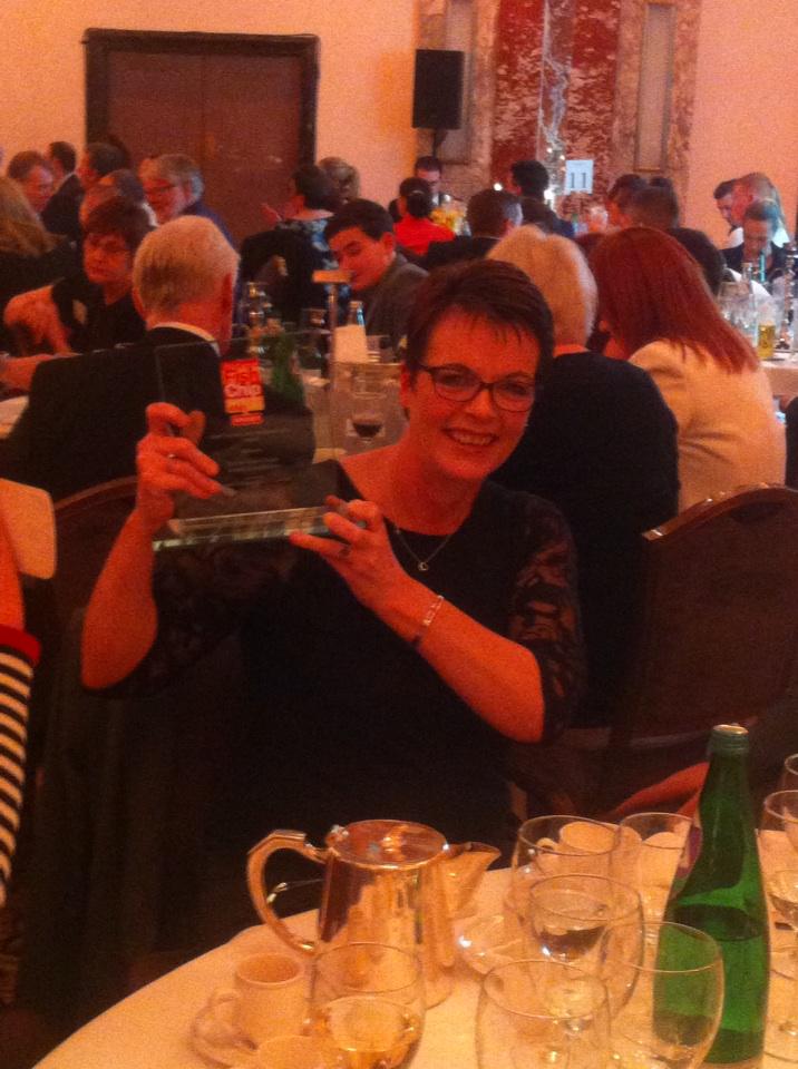 SeafoodDiscover's tweet image. Big whoops from #Table34 as @BurtonRdChippy win #StaffTraining &amp;amp; #Development Award @FishnChipAwards