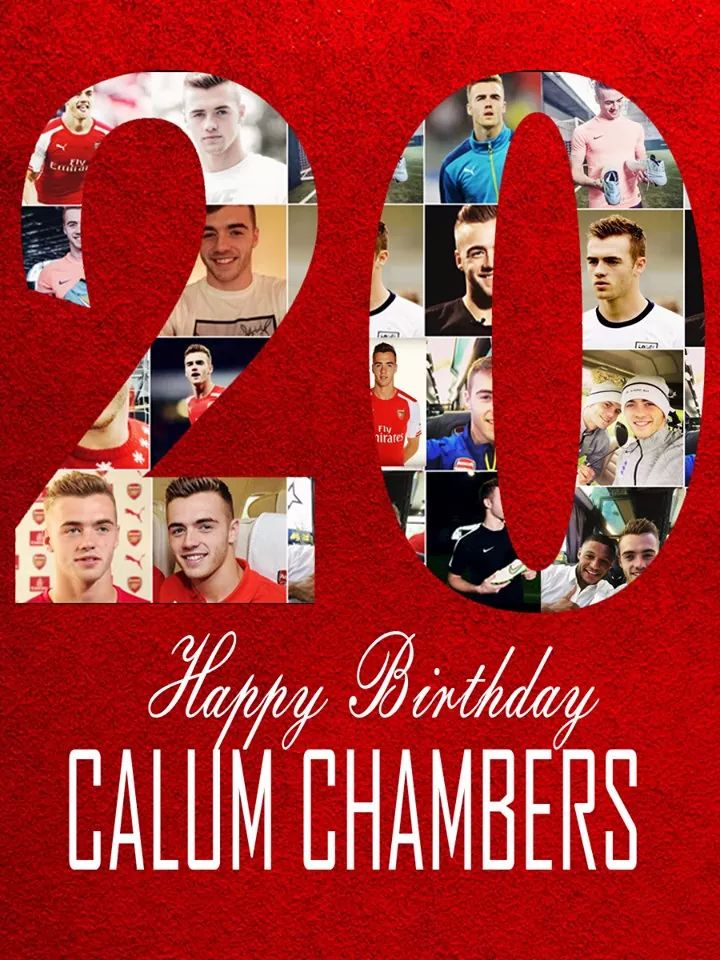 Happy Birthday to Calum Chambers. 20 years old today! 