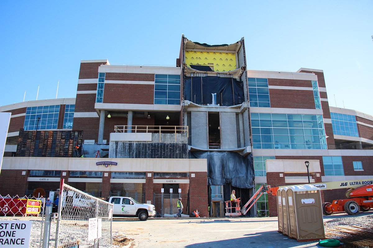 Clemson Football On Twitter Todays Look At Construction