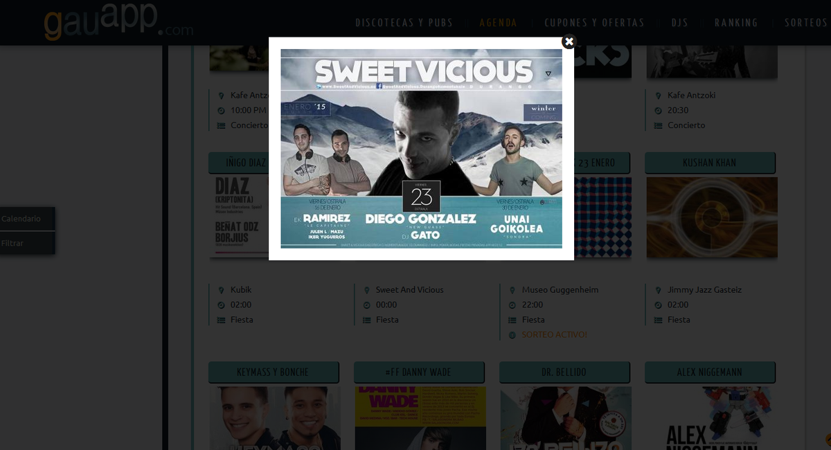 gauapp's tweet photo. Como andan por #durango ultimamente! Viernes visita de @DIEGOGONZALEZNG a @SweetanVicious con @djGato88 ! http://t.co/kS8YnYwrdS