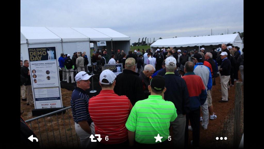 PutterSquare's tweet image. #PutterSquare Demo Day is about to begin at  #PGAShow2015!
