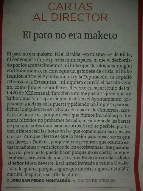 Es una pena que no tenga el mismo número de caracteres que <a href="/perezreverte/">Arturo Pérez-Reverte</a>