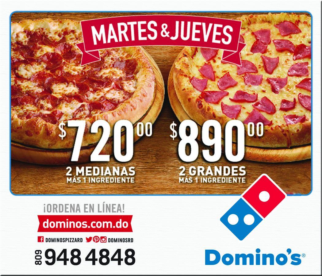 Dominos Pizza RD on Twitter &quot;Martes con M de Mejor almuerzo mi oferta
