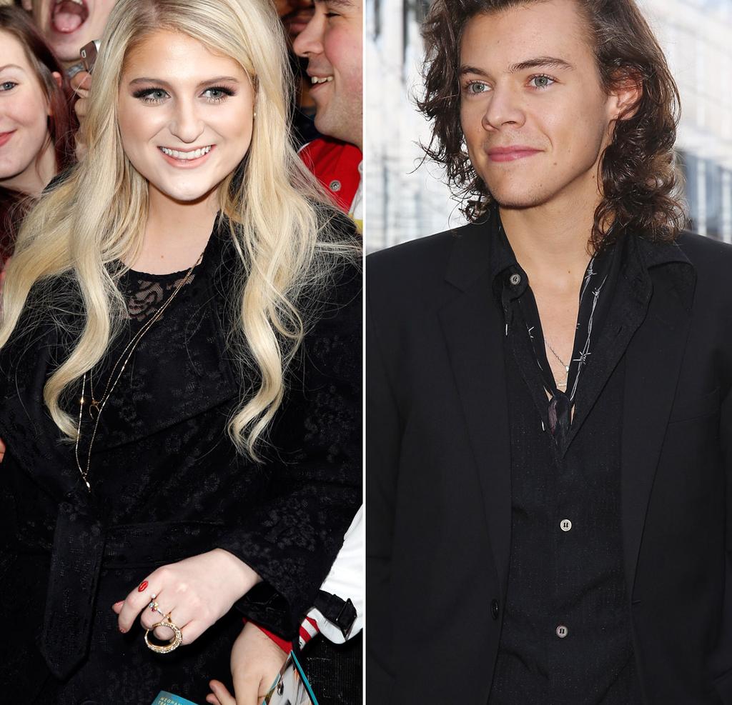 MagazineMF's tweet image. Does @Meghan_Trainor have a crush on @Harry_Styles?! bit.ly/1Gpf2XG  #Directioners #MegaTronz