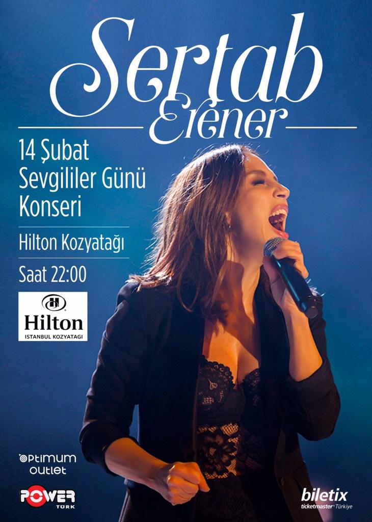 Sertab Erener (@sertaberener) on Twitter photo Sevgililer gününde ne yapacağınızı şimdiden düşünüyorsanız sizi <a href="/hiltonkozyatagi/">Hilton Kozyatagi</a> na bekleriz.. Sevgililer gününde ne yapacağınızı şimdiden düşünüyorsanız sizi <a href="/hiltonkozyatagi/">Hilton Kozyatagi</a> na bekleriz..