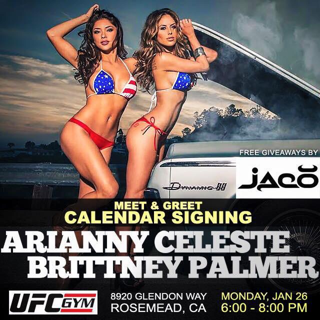 Come meet your favorite @UFC girls Tuesday Jan 26 at the Rosemead ufc Gym! 6-28 #calendarsigning http://t