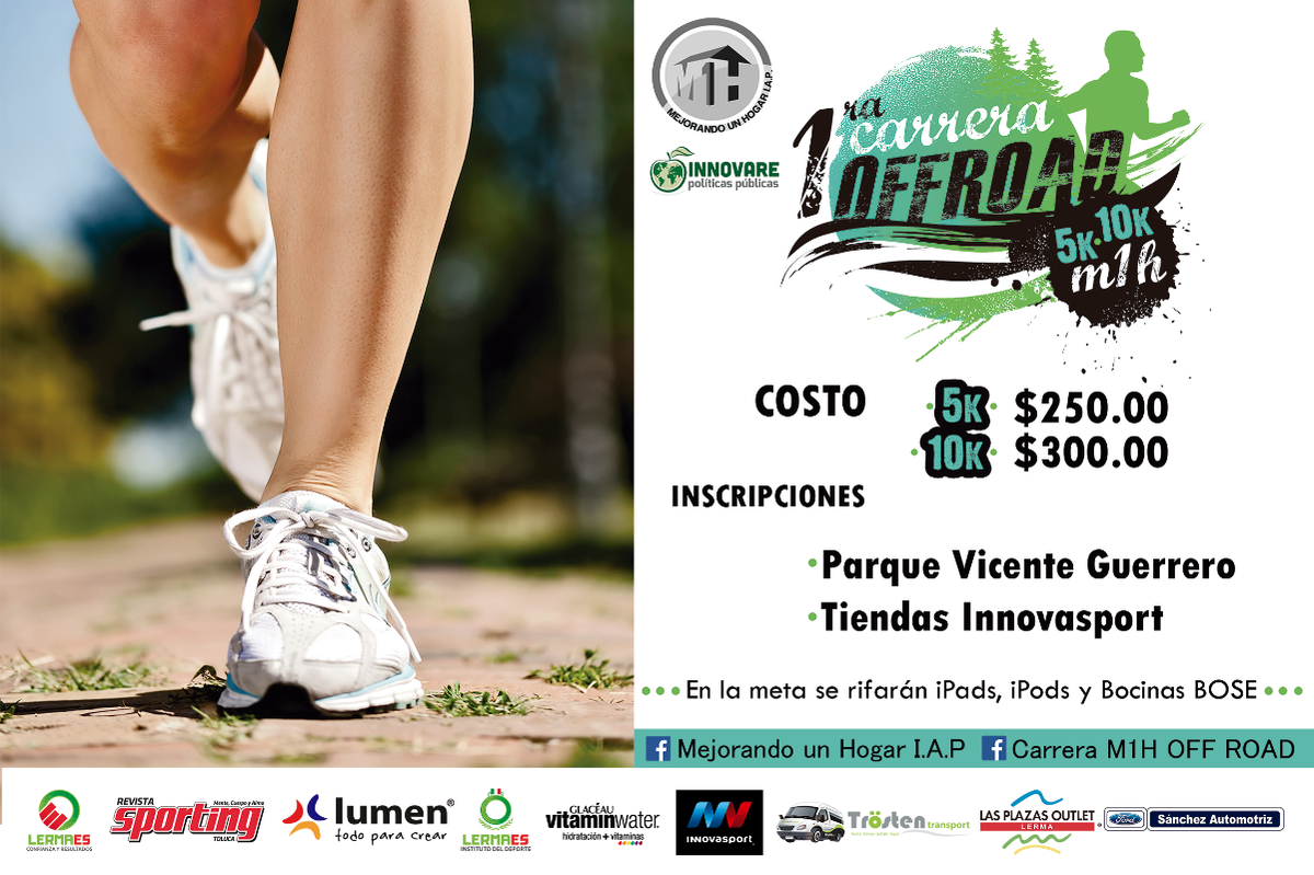 Carrera campo traviesa en la Marquesa! 31 de enero! Corre y cambia la vida de tres familias!